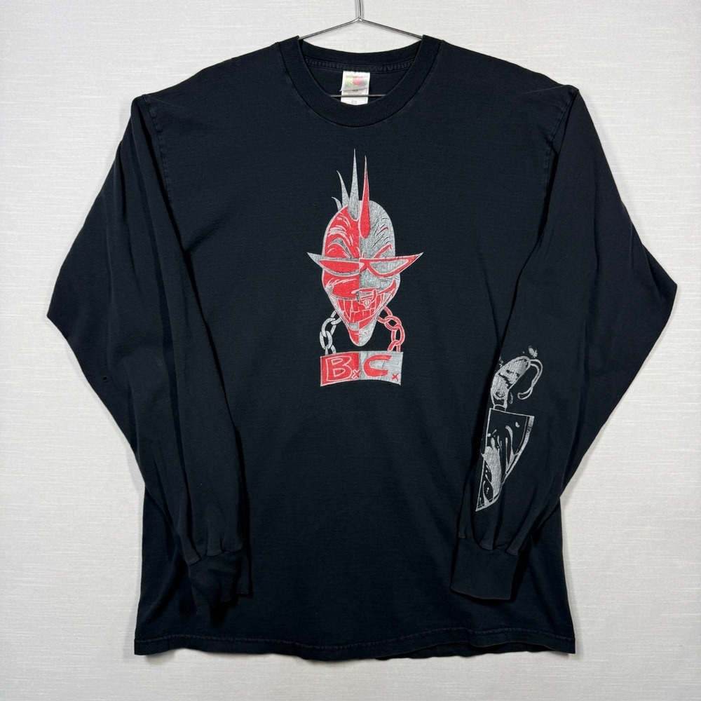 Vintage Bourgeois Filth Band Shirt Men XL Black Punk Obscure Underground 90s Y2K